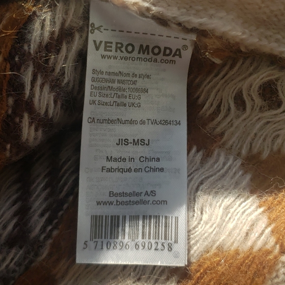 Sleevless drape sweater - Picture 6 of 6